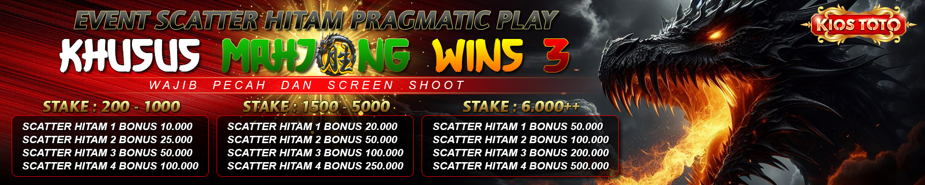 EVENT SCATTER HITAM PRAGMATIC PLAY